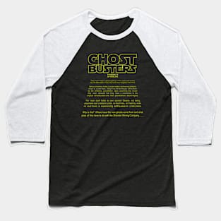 Ghostbusters Episode III: Afterlife Baseball T-Shirt